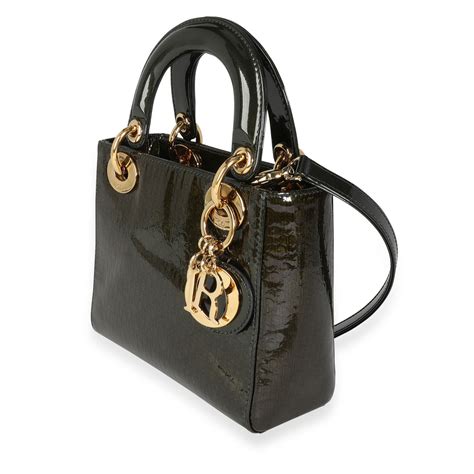 lady dior olive green bag